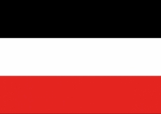 XXL Fahne schwarz-weiß-rot - Aufkleber Paket 50 Stück