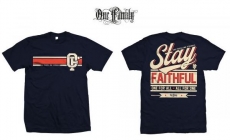 T-Hemd - One Family - Faithful - Shirt navy
