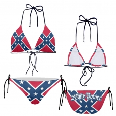Bikini Set - White Power Südstaaten