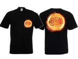 Frauen T-Shirt - Schwarze Sonne - brennend - Motiv 1