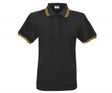 Polo-Shirt - schwarz - gelb