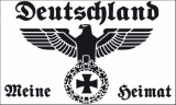 Fahne - Deutschland - Meine Heimat - Weiss (8)