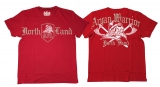 Premium Shirt - North Land - AW - Axmen - Motiv 1 - rot