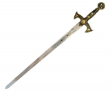 Deko - Kreuzritter Schwert mit Wandhalterung
