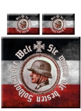 Bettwäsche - Die besten Soldaten der Welt XXL mit 2 Kissen und XXL-Decke