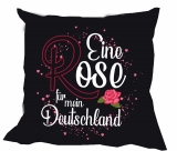 Kissen - Eine Rose für mein Deutschland