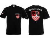 Frauen T-Shirt - Sudetenland - Motiv 2 - schwarz