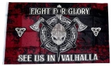 Fahne - Fight for Glory - See us in Valhalla (247)