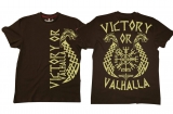 Premium Shirt - Victory or Valhalla - braun