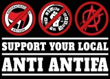 Support Anti-Antifa - Aufkleber Paket 50 Stück