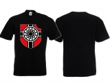 Frauen T-Shirt - Wappen - Schwarze Sonne