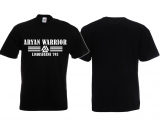 Frauen T-Shirt - Aryan Warrior - Lindisfarne 793 - Motiv 1 - Schwarz