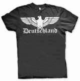 T-Hemd - Reichsadler - Deutschland - schwarz/weiß