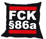 Kissen - FCK §86a - schwarz