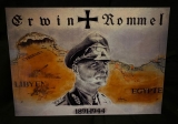 Blechschild KM - Erwin Rommel