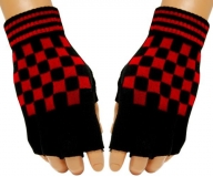 Handschuhe - Red Chess Pattern