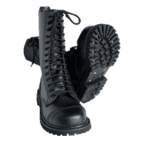 Schuhe - 14 Loch - KB - Schwere Stiefel mit Stahlkappe - schwarz