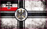 PVC Aufkleber - Reichskriegsflagge - vintage