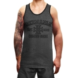 Muskelshirt/Tank Top - Used Look - Germania 2033 - heather charcoal