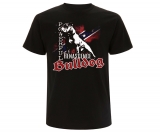 T-Hemd - Bulldog - Powerful - Südstaaten Fahne