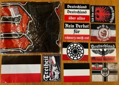 Aktivisten Paket - DEUTSCHLAND - 300 Stück + Fahne Division Sachsen