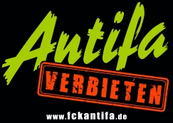 Antifa verbieten - Aufkleber Paket 100 Stück