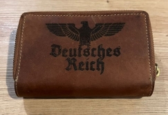 Leder Geldbeutel KM Frau - Deutsches Reich - Motiv 2