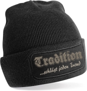 Mütze - BD - Tradition schlägt jeden Trend - schwarz