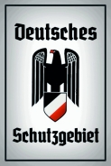 Blechschild - 20x30cm - Deutsches Schutzgebiet - Motiv 5