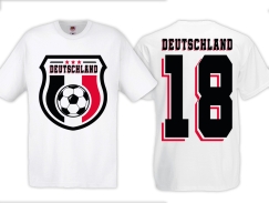 T-Hemd - Fußball - Deutschland - Trikot 18 - Motiv 2