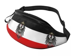 Gürteltasche - Adler - schwarz-weiß-rot - Motiv 2
