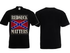 T-Hemd - Redneck Matters - Südstaaten - schwarz