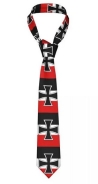 Krawatte - schwarz-weiß-rot - Gösch