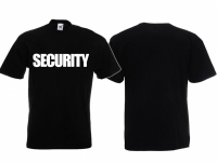 T-Hemd - Security - Einseitig bedruckt -vorne groß