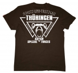 Premium Shirt - Division Thüringen - Aryan Special Forces - braun