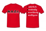 Frauen T-Shirt - N.A.Z.I. - Motiv 1 - rot