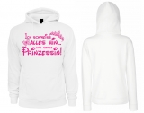 Frauen - Kapuzenpullover - Prinzessin - rosa/weiß