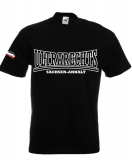 Frauen T-Shirt - Ultrarechts - Sachsen-Anhalt - schwarz