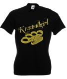 Frauen T-Shirt - Krawallgirl - gold