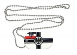 Halskette - Dogtag - Reichskriegsflagge