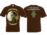 Frauen T-Shirt - Erwin Rommel - braun