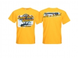 Frauen T-Shirt - Sommer - Sonne - Ultrabaun - gelb