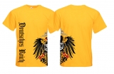 Frauen T-Shirt - alter Reichsadler - Deutsches Reich - gelb