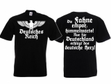 Frauen T-Shirt - Deutsches Herz - schwarz