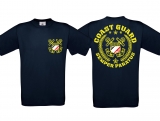 Frauen T-Shirt - Coastguard - s/w/r - navy/gelb - Motiv3