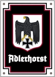 Emailleschild - Adlerhorst