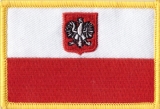 Aufnäher - Polen mit Wappen