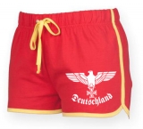Frauen - Shorts Reichsadler - rot