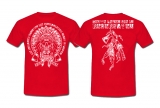 Frauen T-Shirt - Indianer - Konnten die Einwanderer nicht stoppen - Motiv 2 - rot
